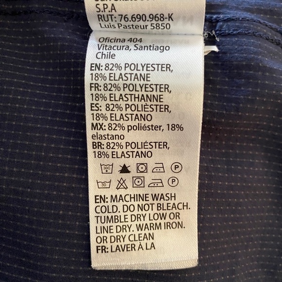 QUIKSILVER Navy Blue Mesh Short Sleeve Collared Shirt w/ Vent Men XL - Picture 7 of 9